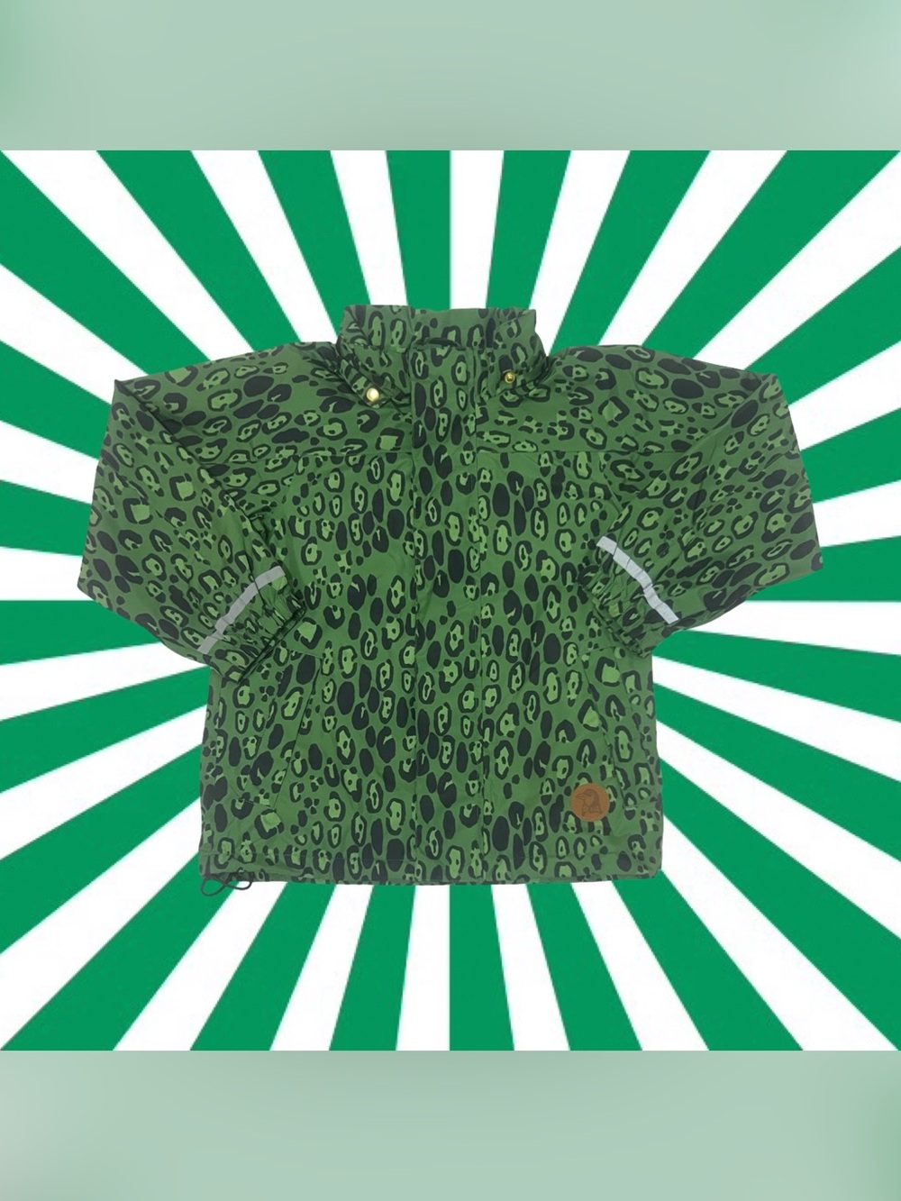Mini Rodini Windbreaker 
Missing the hood
5-7 years 
Green
Retail $152